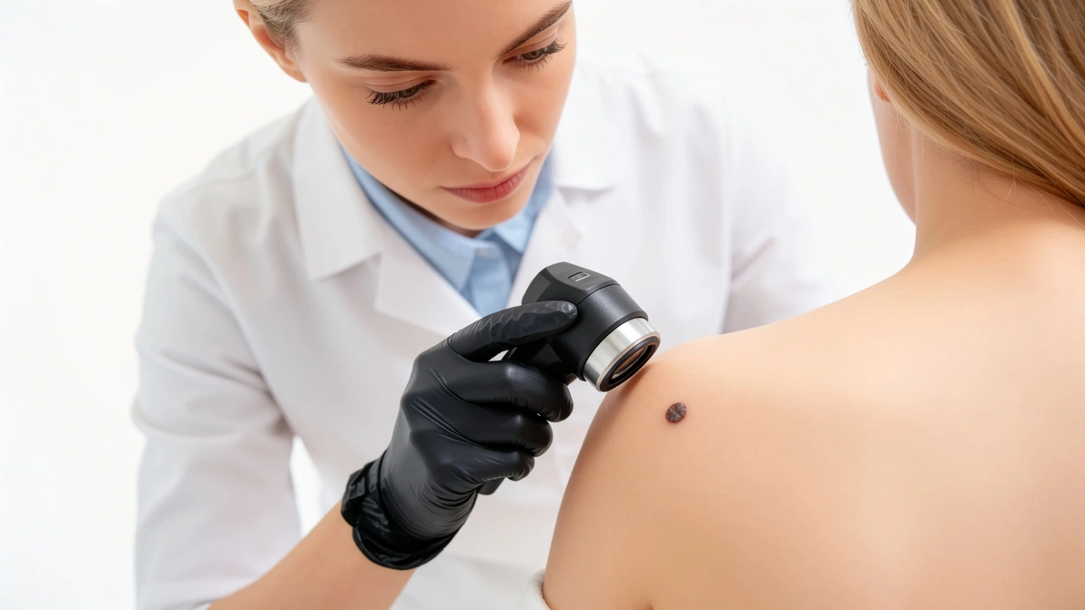 A-dermatogist-checking-patiet-back-spot